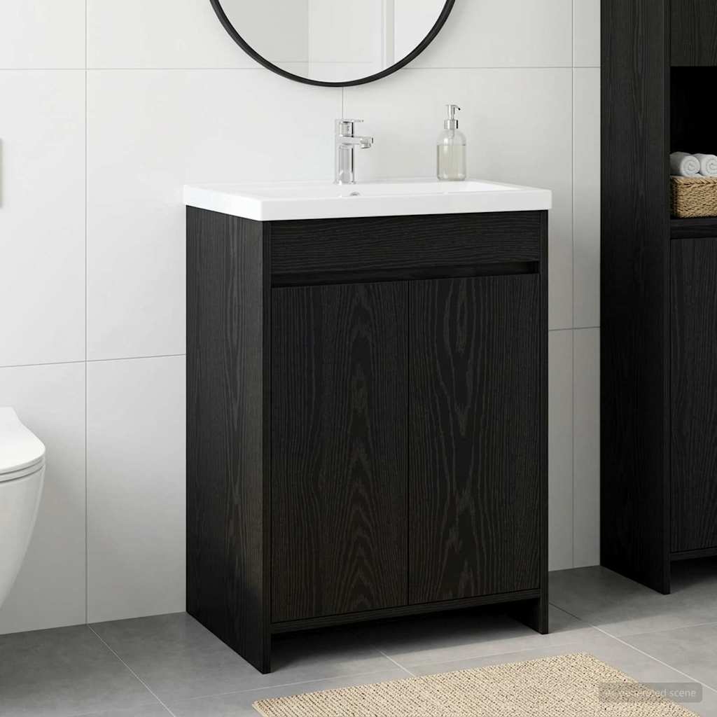 890777_1.jpg vidaXL Skriňa pod umývadlo do kúpeľne Čierny dub 56 x 37,5 x 81 cm – Obrázok 1