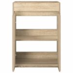 vidaXL Skriňa pod umývadlo do kúpeľne Dub sonoma 56 x 37,5 x 81 cm – Obrázok 4