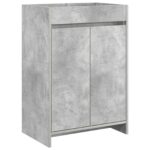 vidaXL Skriňa pod umývadlo do kúpeľne Betónovo sivá 56 x 37,5 x 81 cm – Obrázok 2