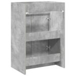 vidaXL Skriňa pod umývadlo do kúpeľne Betónovo sivá 56 x 37,5 x 81 cm – Obrázok 6