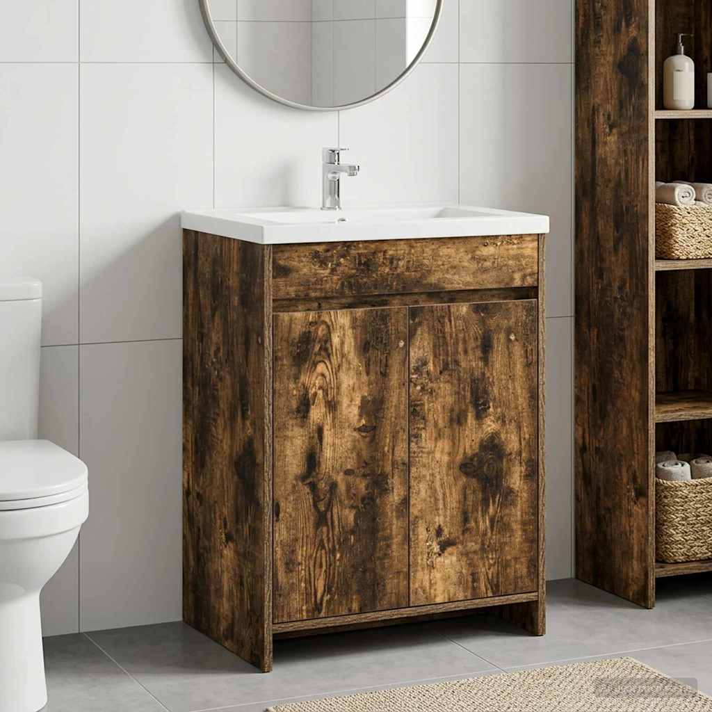 890780_1.jpg vidaXL Skriňa pod umývadlo do kúpeľne Dymový dub 56 x 37,5 x 81 cm – Obrázok 1