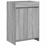 vidaXL Skriňa pod umývadlo do kúpeľne Sivý Sonoma 56 x 37,5 x 81 cm – Obrázok 2