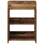 vidaXL Skriňa pod umývadlo do kúpeľne Staré drevo 56 x 37,5 x 81 cm – Obrázok 4