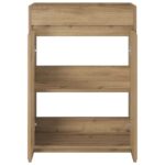 vidaXL Skriňa pod umývadlo do kúpeľne Dub artisan 56 x 37,5 x 81 cm – Obrázok 4