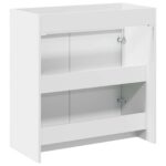 vidaXL Skriňa pod umývadlo do kúpeľne Biela 78,5 x 37,5 x 81 cm – Obrázok 5