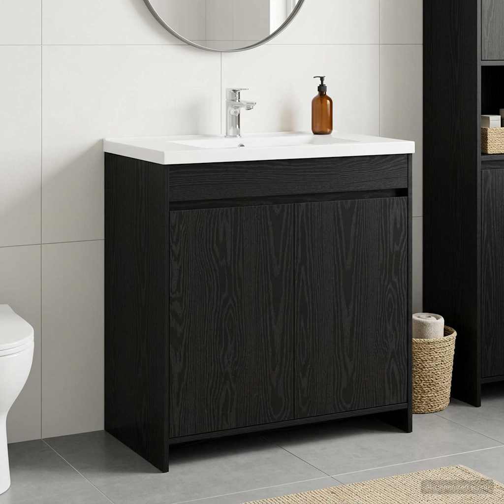 890785_1.jpg vidaXL Skriňa pod umývadlo do kúpeľne Čierny dub 78,5 x 37,5 x 81 cm – Obrázok 1