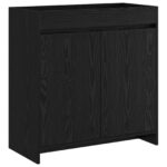 vidaXL Skriňa pod umývadlo do kúpeľne Čierny dub 78,5 x 37,5 x 81 cm – Obrázok 2