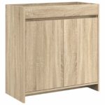 vidaXL Skriňa pod umývadlo do kúpeľne Dub sonoma 78,5 x 37,5 x 81 cm – Obrázok 2