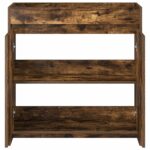vidaXL Skriňa pod umývadlo do kúpeľne Dymový dub 78,5 x 37,5 x 81 cm – Obrázok 4