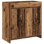 vidaXL Skriňa pod umývadlo do kúpeľne Staré drevo 78,5 x 37,5 x 81 cm – Obrázok 2