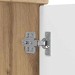 vidaXL Skriňa pod umývadlo do kúpeľne Dub artisan 78,5 x 37,5 x 81 cm – Obrázok 5