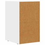vidaXL Nočný stolík ELST Biela 29,5 x 33,5 x 50 cm Kompozitné drevo – Obrázok 6