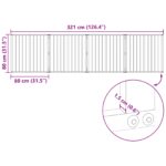 vidaXL Psia brána 4 pcs Čierny 80 x 80 cm Pozinkovaná oceľ – Obrázok 10