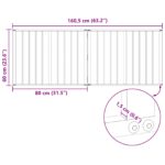 vidaXL Psia brána 2 pcs Čierny 80 x 60 cm Pozinkovaná oceľ – Obrázok 10