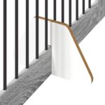 vidaXL Skladacia psia brána so stojanmi 2 pcs Sivá sonoma 200,5 cm – Obrázok 5