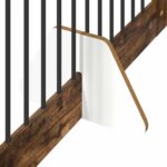 vidaXL Skladacia psia brána so stojanmi 4 pcs Dymový dub 401 cm – Obrázok 4