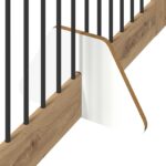vidaXL Skladacia psia brána so stojanmi 4 pcs Dub artisan 401 cm – Obrázok 4