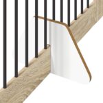 vidaXL Skladacia psia brána so stojanmi 2 pcs Dub sonoma 200,5 cm – Obrázok 5