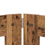 vidaXL Skladacia psia brána so stojanmi 6 pcs Staré drevo 482 cm – Obrázok 4