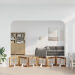 vidaXL Skladacia psia brána so stojanmi 6 pcs Staré drevo 482 cm