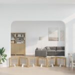 vidaXL Skladacia psia brána so stojanmi 6 pcs Dub artisan 482 cm