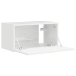 vidaXL TV nástenná skriňa Nástenný Lesklá biela 60 x 31 x 29,5 cm – Obrázok 5