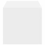 vidaXL TV nástenná skriňa Nástenný Lesklá biela 60 x 31 x 29,5 cm – Obrázok 7
