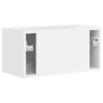 vidaXL TV nástenná skriňa Nástenný Lesklá biela 60 x 31 x 29,5 cm – Obrázok 8