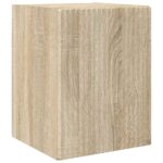 vidaXL TV nástenná skriňa Nástenný 2 pcs Sonoma 30 x 31 x 40 cm – Obrázok 5