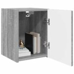 vidaXL TV nástenná skriňa Nástenný 2 pcs Sivý Sonoma 30 x 31 x 40 cm – Obrázok 3
