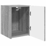vidaXL TV nástenná skriňa Nástenný 2 pcs Sivý Sonoma 30 x 31 x 40 cm – Obrázok 6