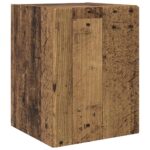 vidaXL TV nástenná skriňa Nástenný 2 pcs Staré drevo 30 x 31 x 40 cm – Obrázok 5