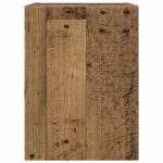 vidaXL TV nástenná skriňa Nástenný 2 pcs Staré drevo 30 x 31 x 40 cm – Obrázok 7