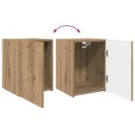 vidaXL TV nástenná skriňa 2 pcs Remeselnícky dub 30 x 31 x 40 cm – Obrázok 13