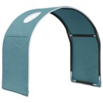 vidaXL Tunelová posteľ 2 pcs Svetlomodrá 211 x 52,5 x 2 cm Polyester – Obrázok 4