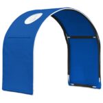 vidaXL Tunelová posteľ 2 pcs Modrá 211 x 52,5 x 2 cm Polyester – Obrázok 4