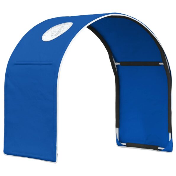 vidaXL Tunelová posteľ 2 pcs Modrá 211 x 52,5 x 2 cm Polyester – Obrázok 4