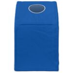 vidaXL Tunelová posteľ 2 pcs Modrá 211 x 52,5 x 2 cm Polyester – Obrázok 7