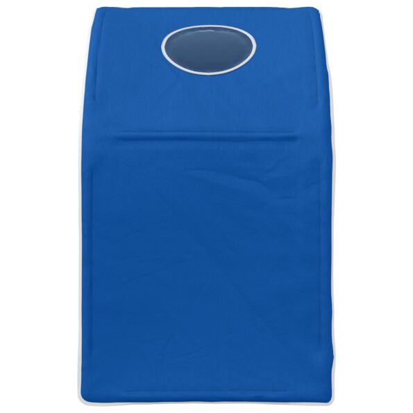 vidaXL Tunelová posteľ 2 pcs Modrá 211 x 52,5 x 2 cm Polyester – Obrázok 7