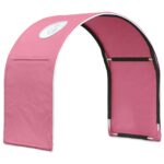 vidaXL Tunelová posteľ 2 pcs Ružová 211 x 52,5 x 2 cm Polyester – Obrázok 3