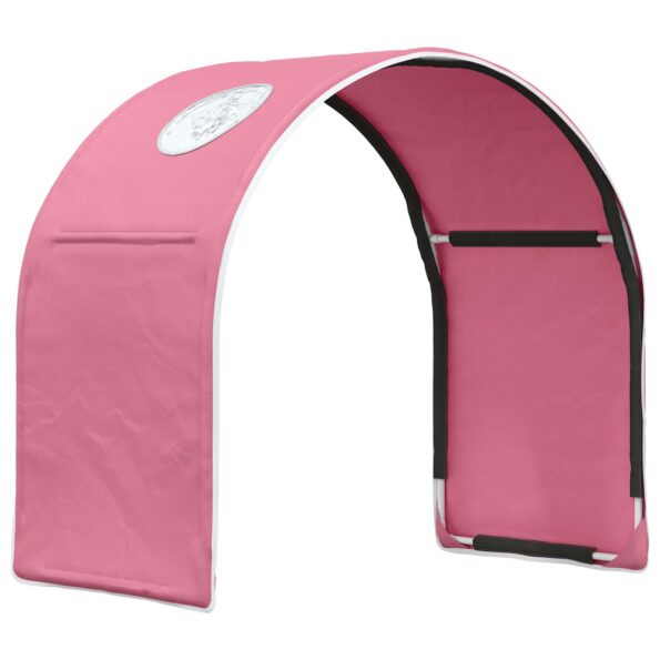vidaXL Tunelová posteľ 2 pcs Ružová 211 x 52,5 x 2 cm Polyester – Obrázok 3