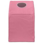 vidaXL Tunelová posteľ 2 pcs Ružová 211 x 52,5 x 2 cm Polyester – Obrázok 6