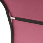 vidaXL Tunelová posteľ 2 pcs Ružová 211 x 52,5 x 2 cm Polyester – Obrázok 7