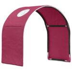 vidaXL Tunelová posteľ 2 pcs Červená 211 x 52,5 x 2 cm Polyester – Obrázok 4