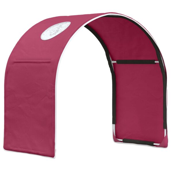 vidaXL Tunelová posteľ 2 pcs Červená 211 x 52,5 x 2 cm Polyester – Obrázok 4
