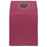 vidaXL Tunelová posteľ 2 pcs Červená 211 x 52,5 x 2 cm Polyester – Obrázok 7