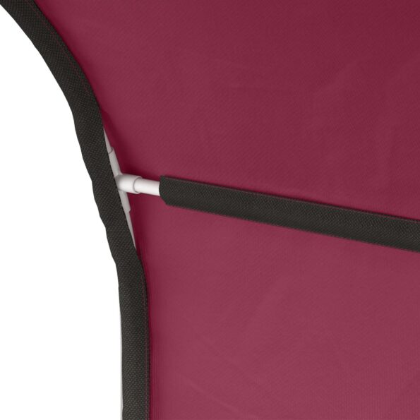 vidaXL Tunelová posteľ 2 pcs Červená 211 x 52,5 x 2 cm Polyester – Obrázok 8