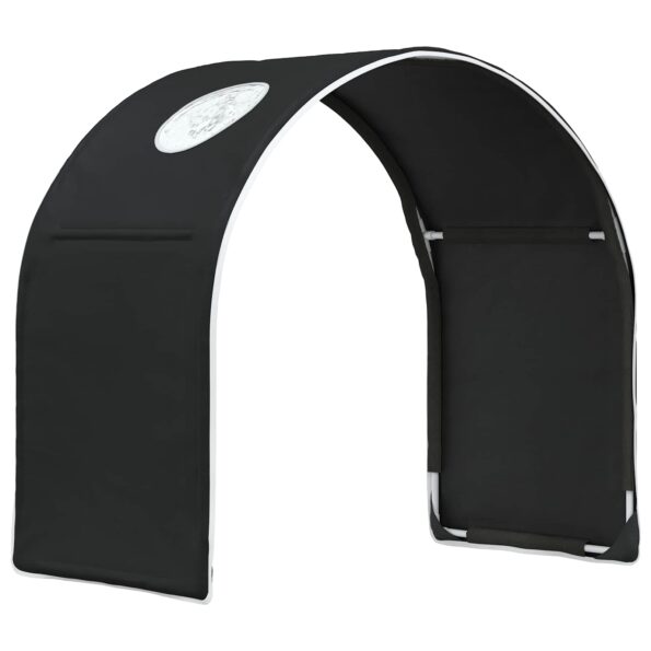vidaXL Tunelová posteľ 2 pcs Čierna 211 x 52,5 x 2 cm Polyester – Obrázok 3
