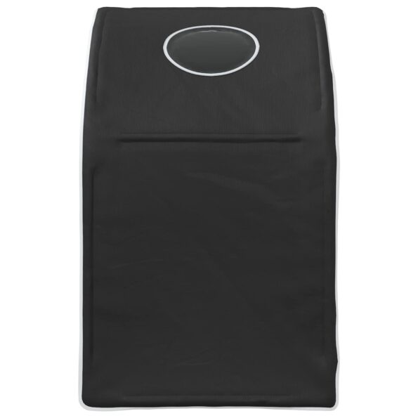 vidaXL Tunelová posteľ 2 pcs Čierna 211 x 52,5 x 2 cm Polyester – Obrázok 6