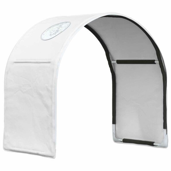 vidaXL Tunelová posteľ 2 pcs Biela 211 x 52,5 x 2 cm Polyester – Obrázok 2